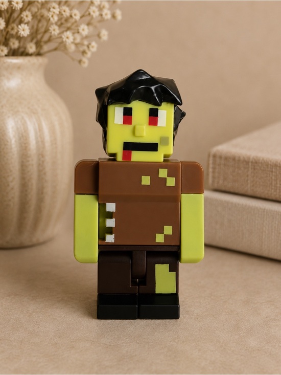 Other - Minecraft Jazwares 2014 Terraria World Zombie Action Figure 3” Minecraft